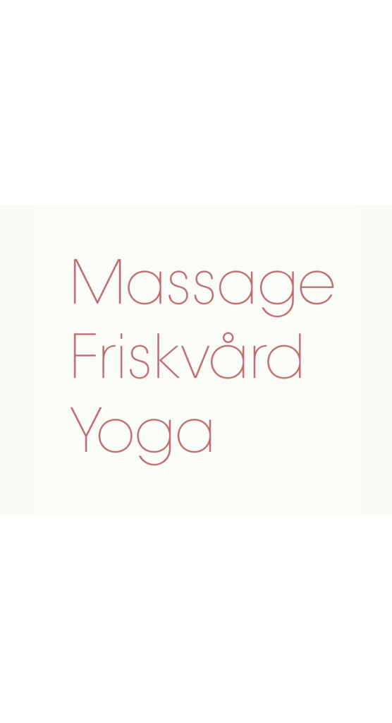 Massage - Friskvård-Yoga